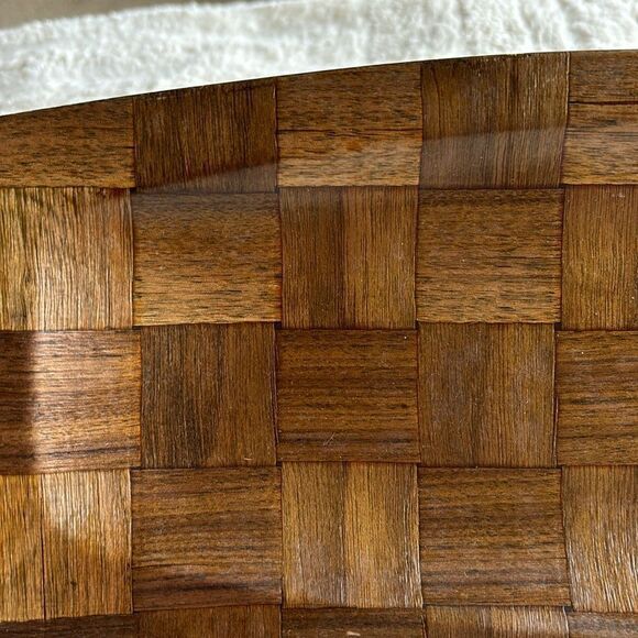 Weavewood Mid Century Vintage Walnut Platter Serving Tray 16"‎ X 6.5" MCM - Picture 5 of 5